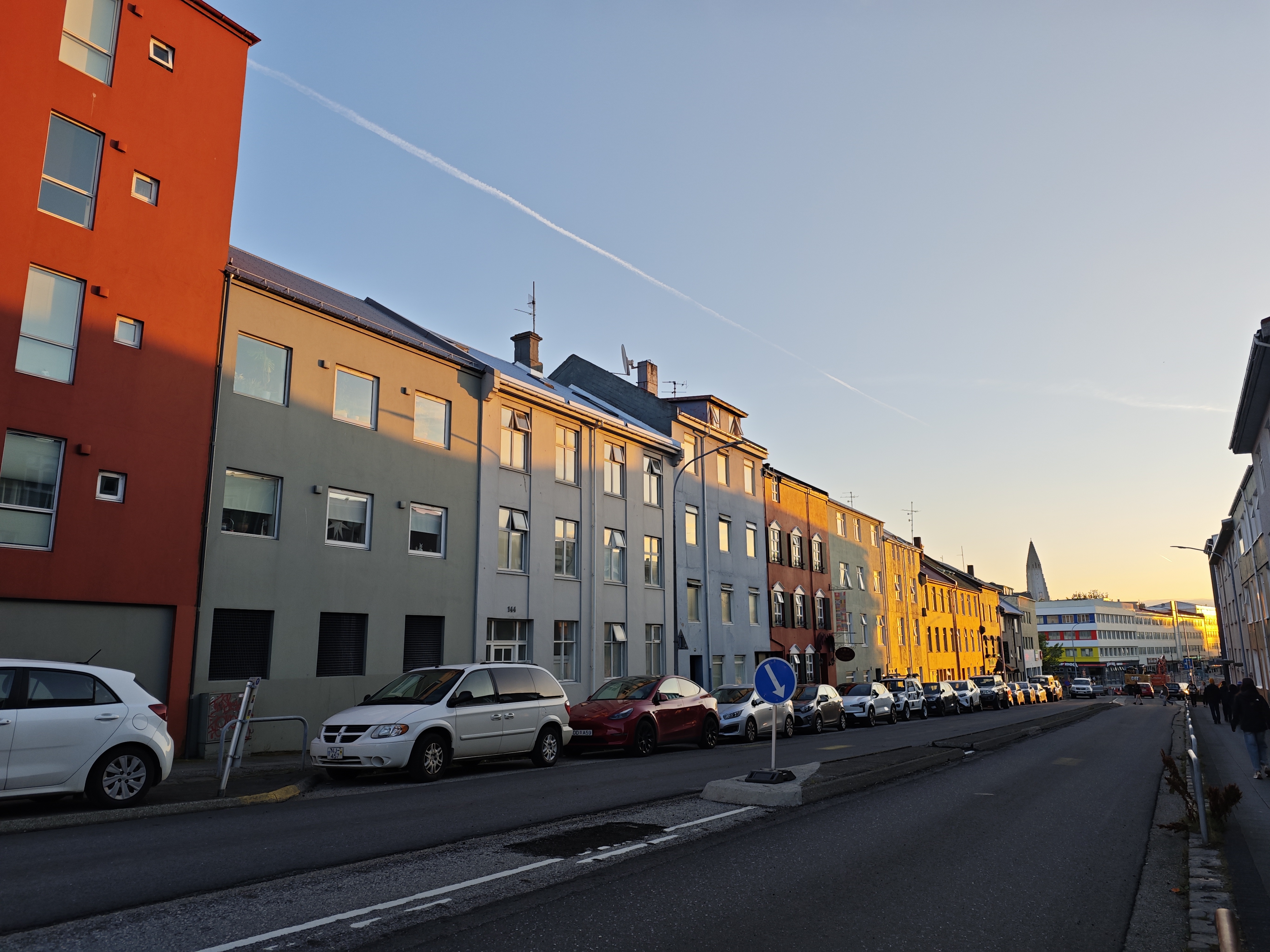 Streets enveloped by the sunset~