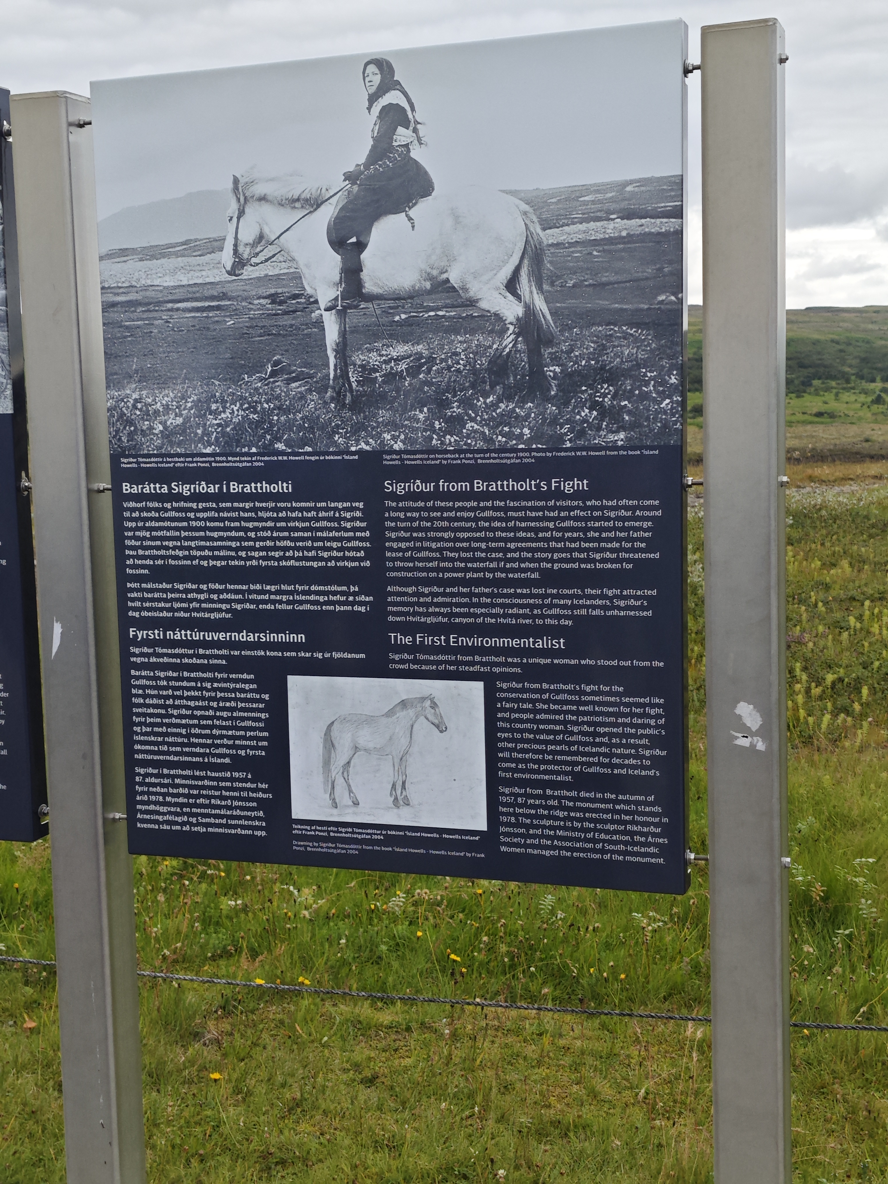 History and people behind the Gullfoss