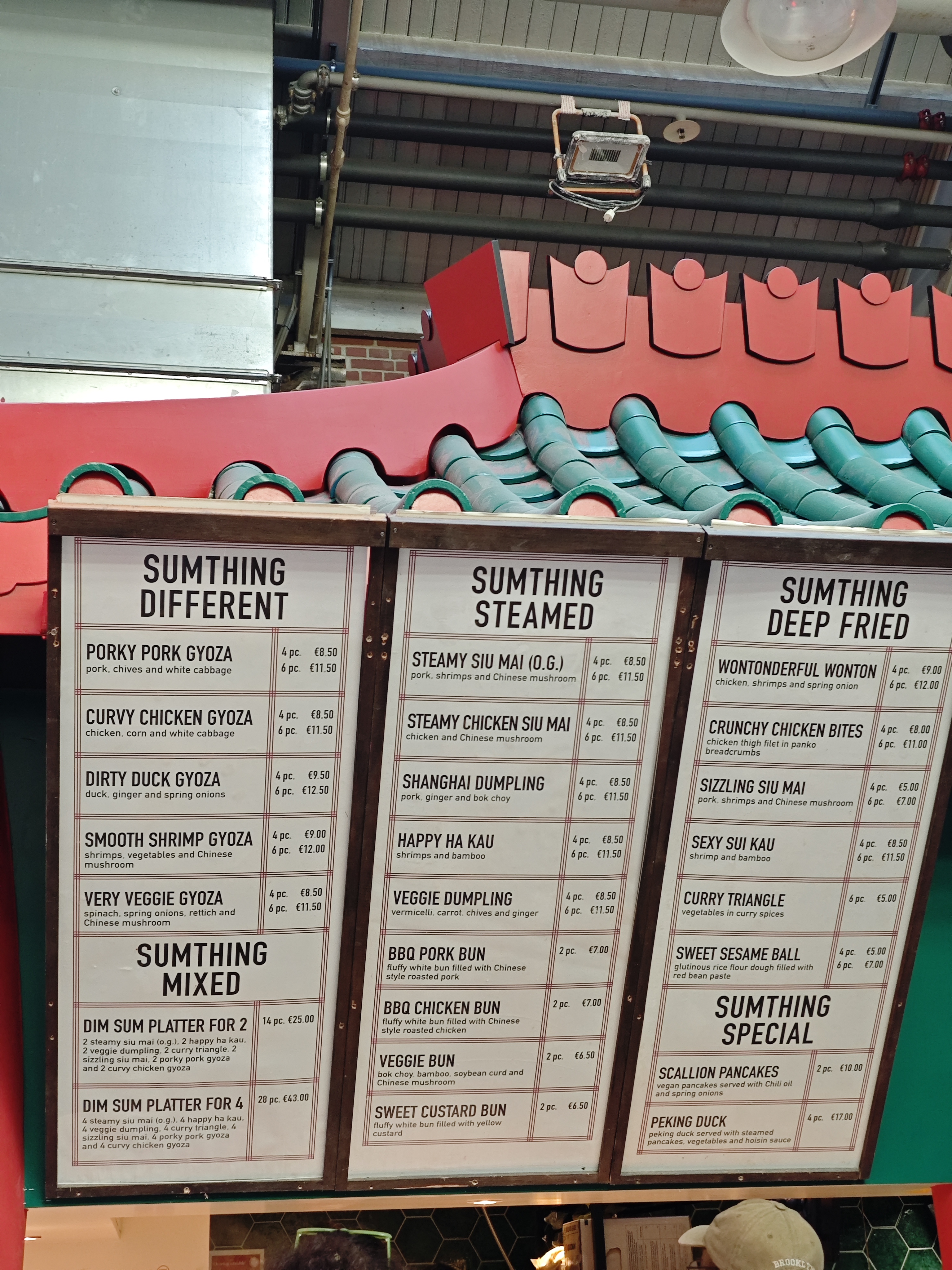 Chinese Dim Sum stall