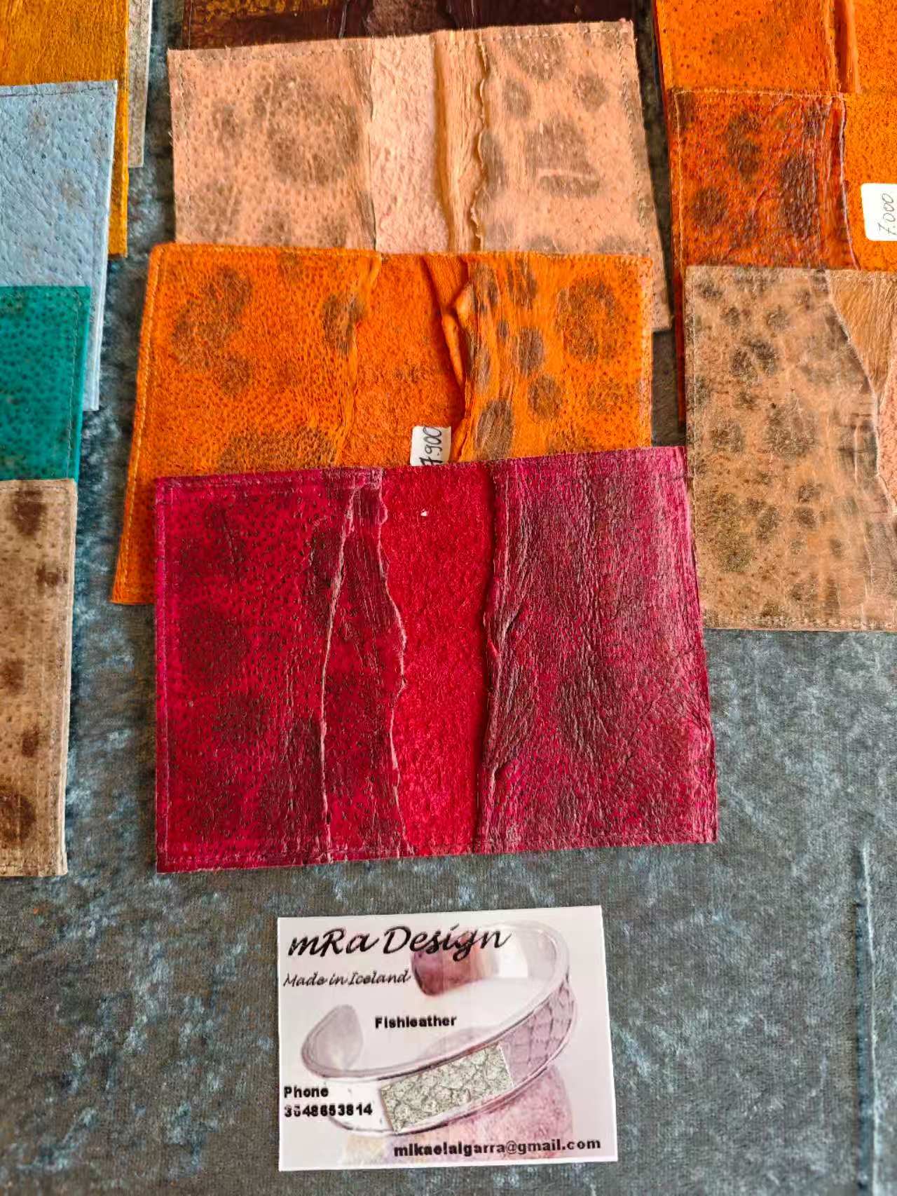 第一次看到鱼皮钱包